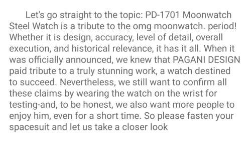 ULTIMATE SHOWSTOPPER!!-Moonwatch!!-Latest Pagani Design with Seiko Meccaquartz Sapphire Crystal!!