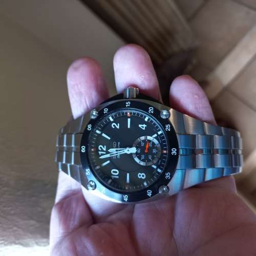 Seiko Sportura 45mm Top Class Sapphire Crystal glass!!
