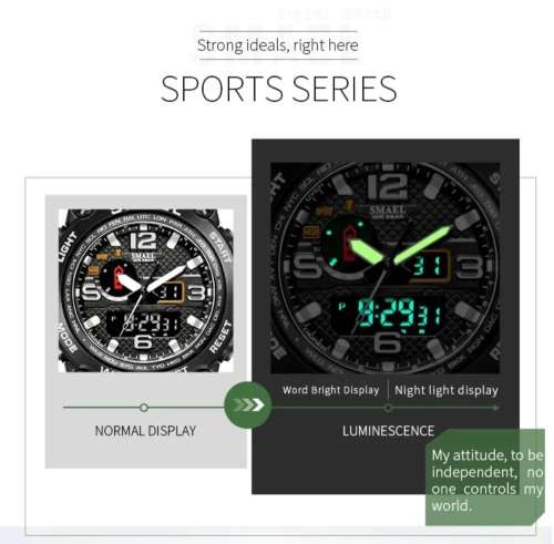 WOW!!-ULTIMATE BEAST brandnew Dual timeview Sportwatch !!