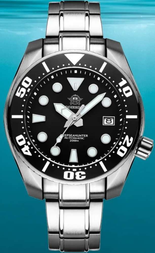 Addiesdive Serious Deapsea Hunter with Seiko NH35A 24 Jewels Movement!