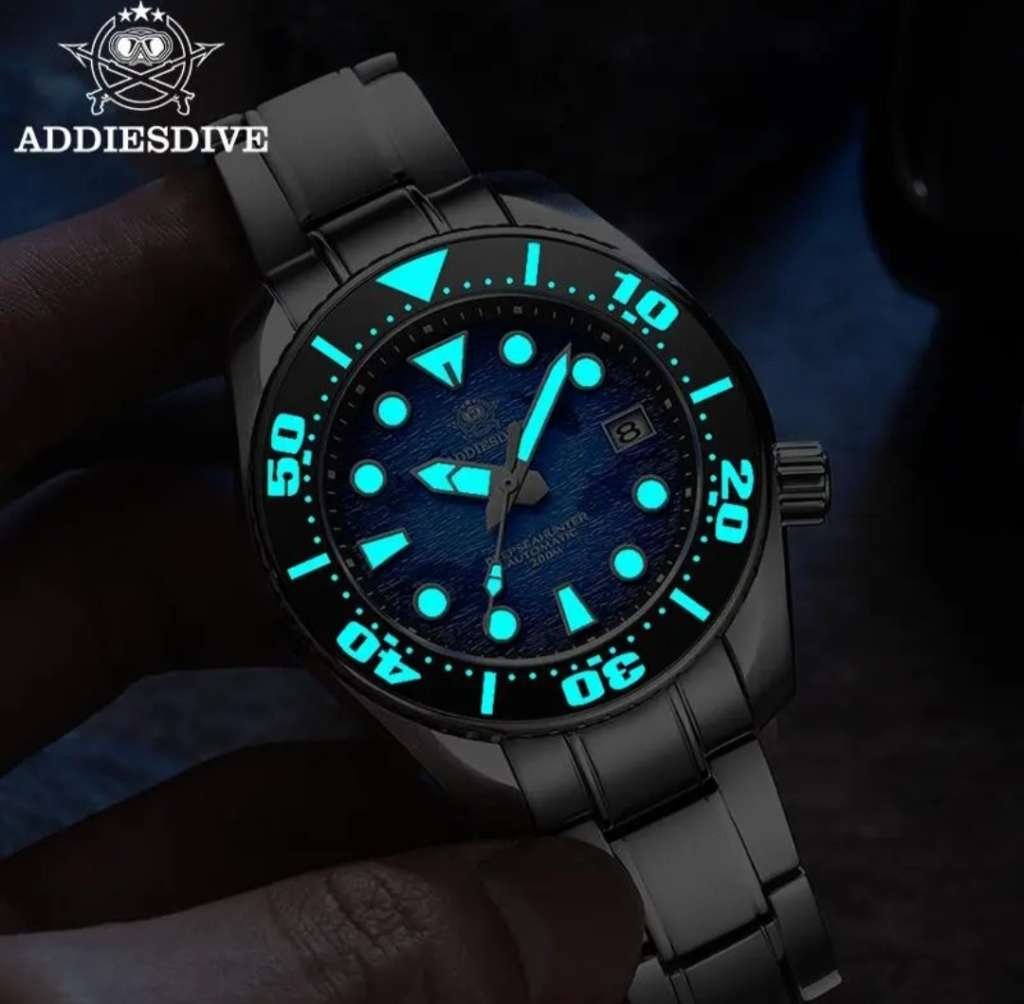 STUNNER!!-WHALE EDITION 200M DEEPSEA-HUNTER DIVERS SEIKO AUTOMATIC NH35A MVT