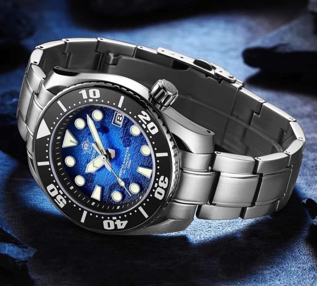 STUNNER!!-WHALE EDITION 200M DEEPSEA-HUNTER DIVERS SEIKO AUTOMATIC NH35A MVT