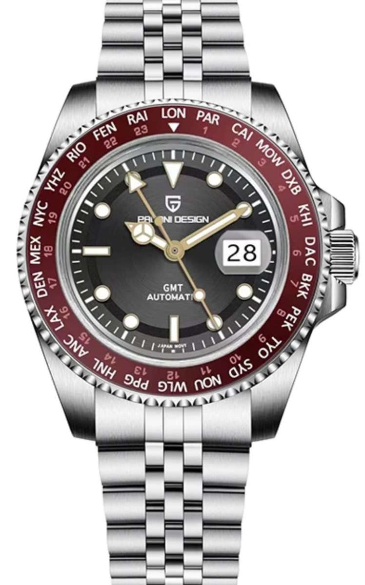 WOW!-GMT-2023 Automatic Pagani Design - NH34A SEIKO 24 JEWELS MVT-JUBILEE