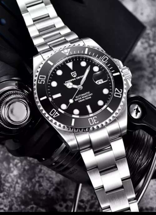 Pagani Design Sapphire 43mm Submariner Seiko Automatic 24 Jewel movement**Top Brand**