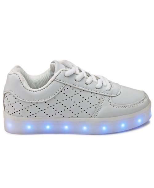 Kids Tomtom LED shoes (White) *LOCAL STOCK*