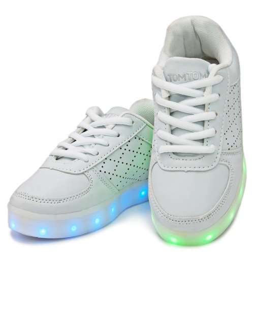 Kids Tomtom LED shoes (White) *LOCAL STOCK*