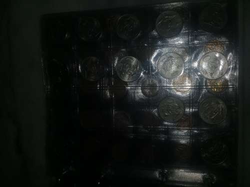 Rsa coin file  full of coins from 1c to R1