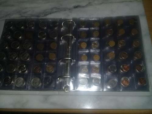 Rsa coin file  full of coins from 1c to R1