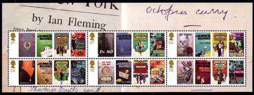 GREAT BRITAIN 2008 "JAMES BOND" MINI SHEET UNMOUNTED MINT. SG MS 2803. CAT 10 POUNDS.