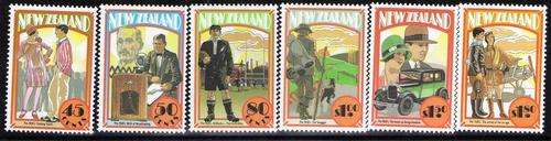 NEW ZEALAND 1992 "N.Z. IN THE 1920's" SET OF 6 UMM. SG 1707-12. CAT 6,50 POUNDS.