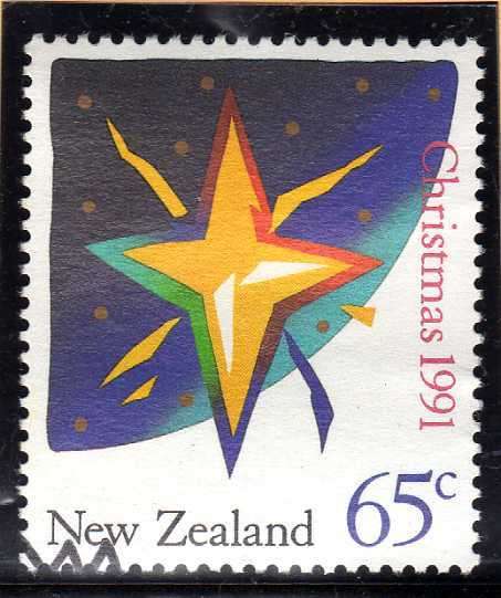 NEW ZEALAND 1991 "CHRISTMAS" SET OF 7 VFU. SG 1628-34. CAT 7,20 POUNDS.