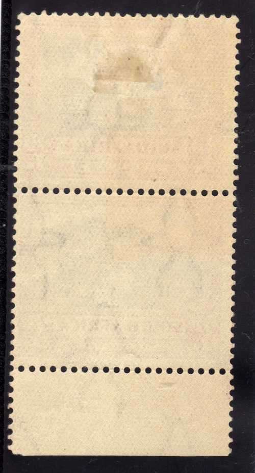 SOUTH AFRICA 1930-45  ROTO 3d VERT PAIR INV WMK WITH SHUTTERED WINDOW VAR MM. SACC 45a. CAT R2500.