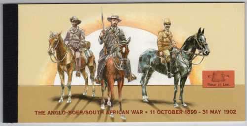 SOUTH AFRICA 2002 ANGLO BOER WAR BOOKLET NO 58 UMM. SACC 1491. CAT R230. (2023-25)