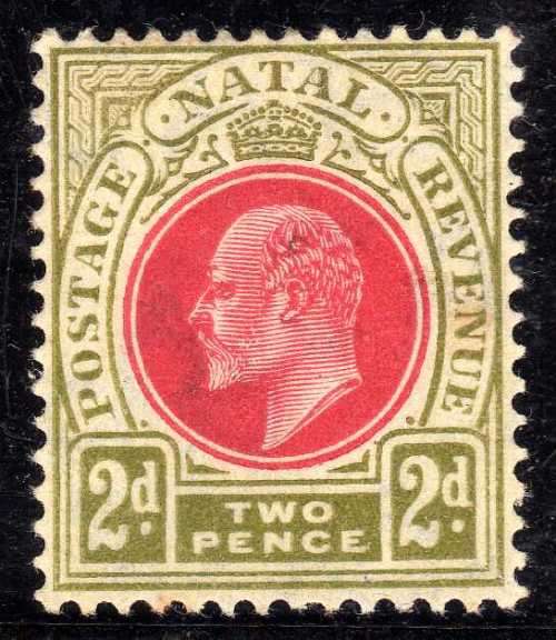 NATAL 1904-08 KEVII DEFIN W/MARK MULTI CROWN CA 2d MM. SACC 132. CAT R400. (2025)