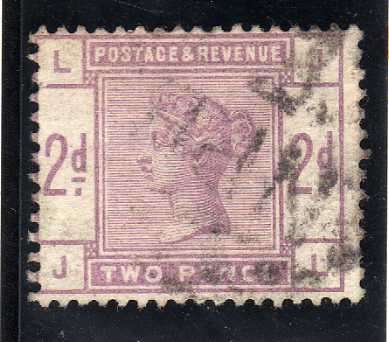 GREAT BRITAIN 1883 2½d LILAC VERY FINE USED. SG 190. CV 20 POUNDS. (2018)