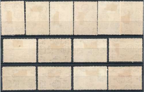 Nyasaland 1945 KGVI definitive set of 14 fine mounted mint. SG 144-157. Cat £85. (2018)