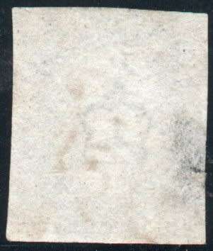 Great Britain 1840 1d black with 4 clear margins small thin to left but otherwise very fine used.