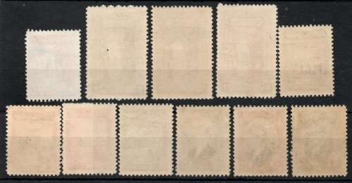 Turkey 1927 Izmir Exhibition set of 11 unmounted mint. SG 1035-1045. Cat £116,60 (2018)