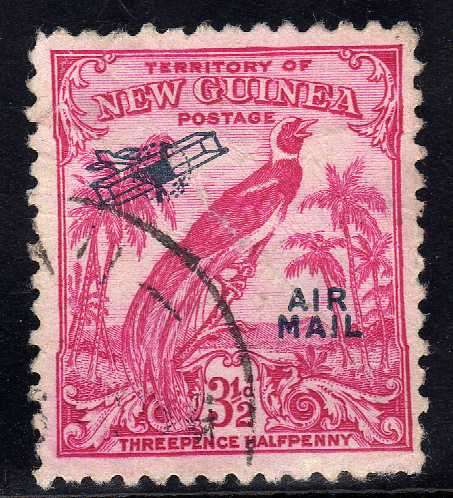 NEW GUINEA 1932 AIR 31/2d VFU. SG 194a. CV 3,25 POUNDS.