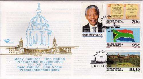 RSA 1994 PRESIDENTIAL INAUGURATION F.D.C. 6.3b