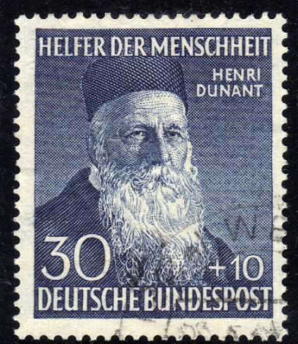 GERMANY (FED REPUBLIC) 1952 HUMANITARIAN RELIEF FUND 30 + 10 PF VFU.