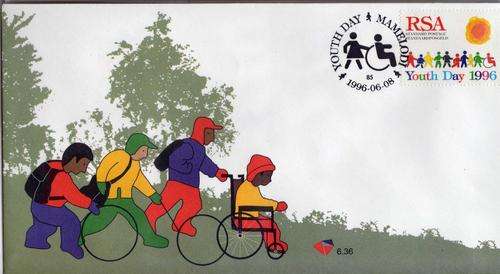 RSA 1996 NELSON MANDELA'S CHILDREN'S FUND F.D.C. 6.36