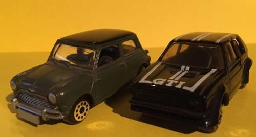 Cooper & GTI combo die cast models