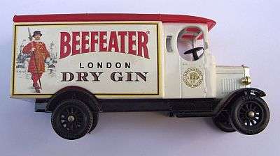 1931 Morris van Beefeater Gin die cast model.