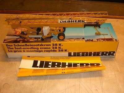 Rare Conrad Liebherr Fast Erecting Crane 28 K