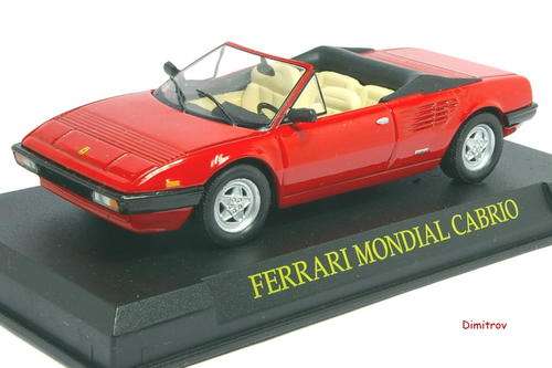 Ferrari Mondial Cabrio die cast model car