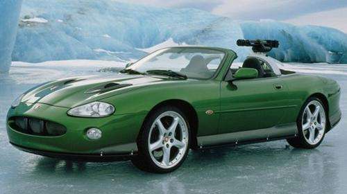 Jaguar XKR die cast model.