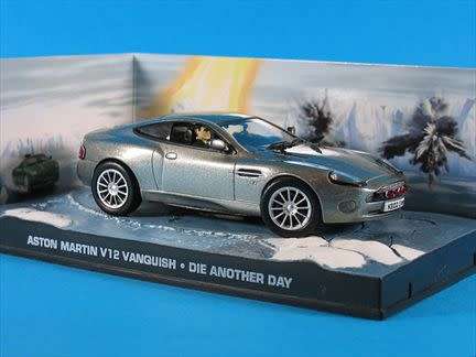 Aston Martin V12 Vanquish die cast model.