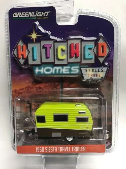 1958 Siesta die cast Travel Trailer.