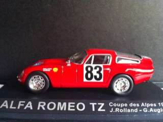 Alfa Romeo TZ Rally Die Cast Model