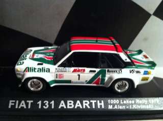 Fiat 131 Rally Die Cast Model Car