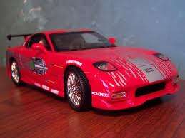 ERTL "The Fast And The Furious" Mazda RX7 1993 die cast model