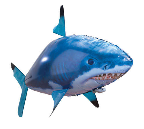 Flying Fish Shark - Helium inflattable fish balloons with Infra-red control attachments