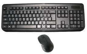 Wireless QWERTY Keyboard and mouse combo