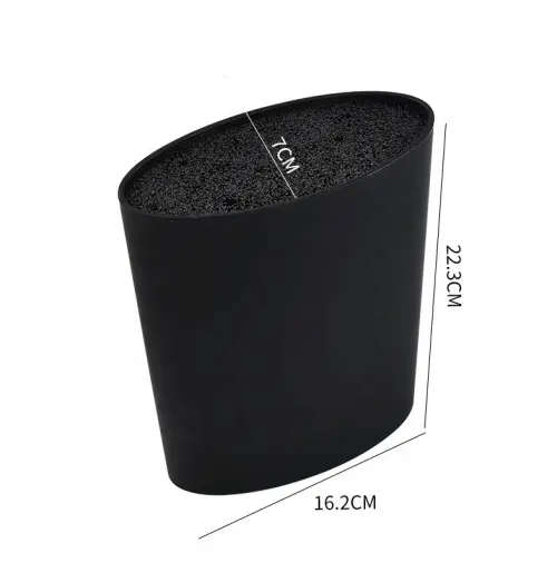 Sleek-chef Knife Block - Black