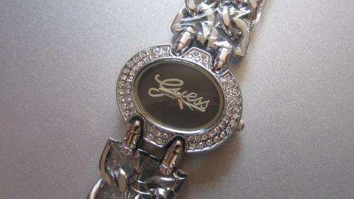 LADIES GUESS WATCH - BLACK OVAL DIAMOND FACE!!!