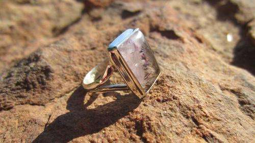 STERLING SILVER RING WITH GENUINE COXONITE GEMSTONE!!