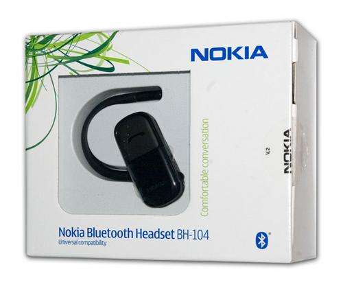BRAND NEW SEALED NOKIA BLUETOOTH HEADSET BH-104!!