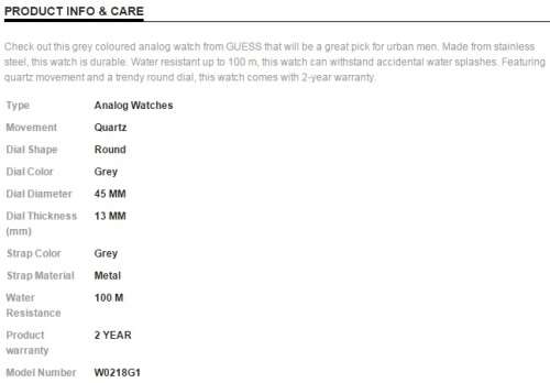 Guess Men's Rigor Watch | 2 options