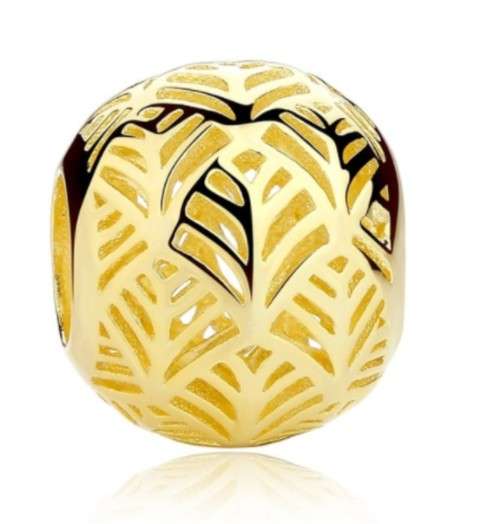 Wusto 100% Real S925 Sterling Silver & Gold Plated Bead Fit Original WOSTU Charm Bracelet