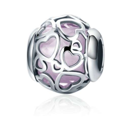 S925 Encased in Love Turquoise Charm Bead fits Pandora Snake Chain Bracelet