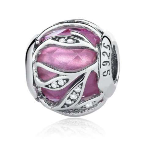 S925 Captured Nature Charm Bead fits Pandora Snake Chain Bracelet