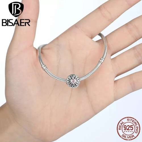 S925 Sterling Silver Love & Friendship Charm fits Pandora Snake Chain Bracelet