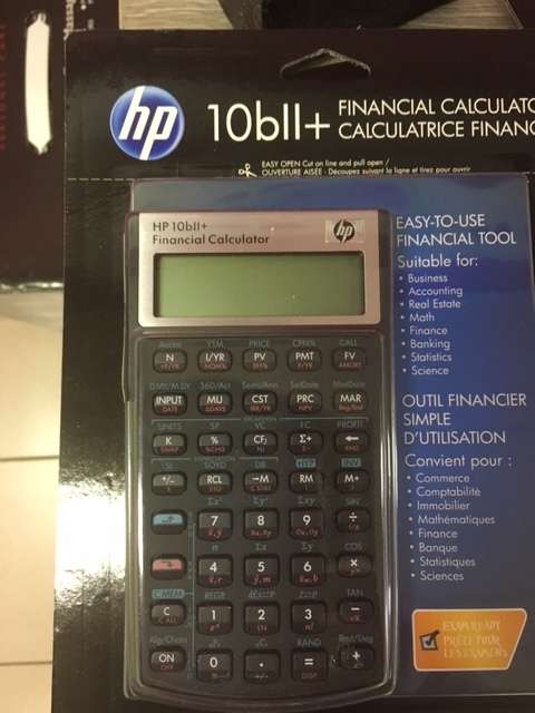 10 bII HP calculator