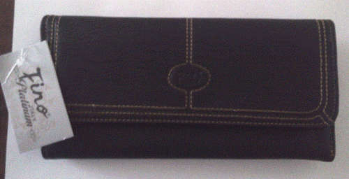 Ladie's leather purse (Fino Italy Platinum)