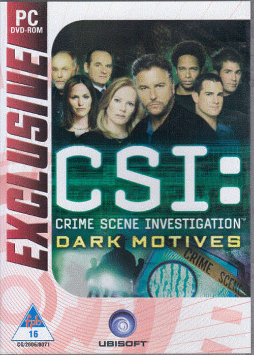 CSI Dark Motives game for PC